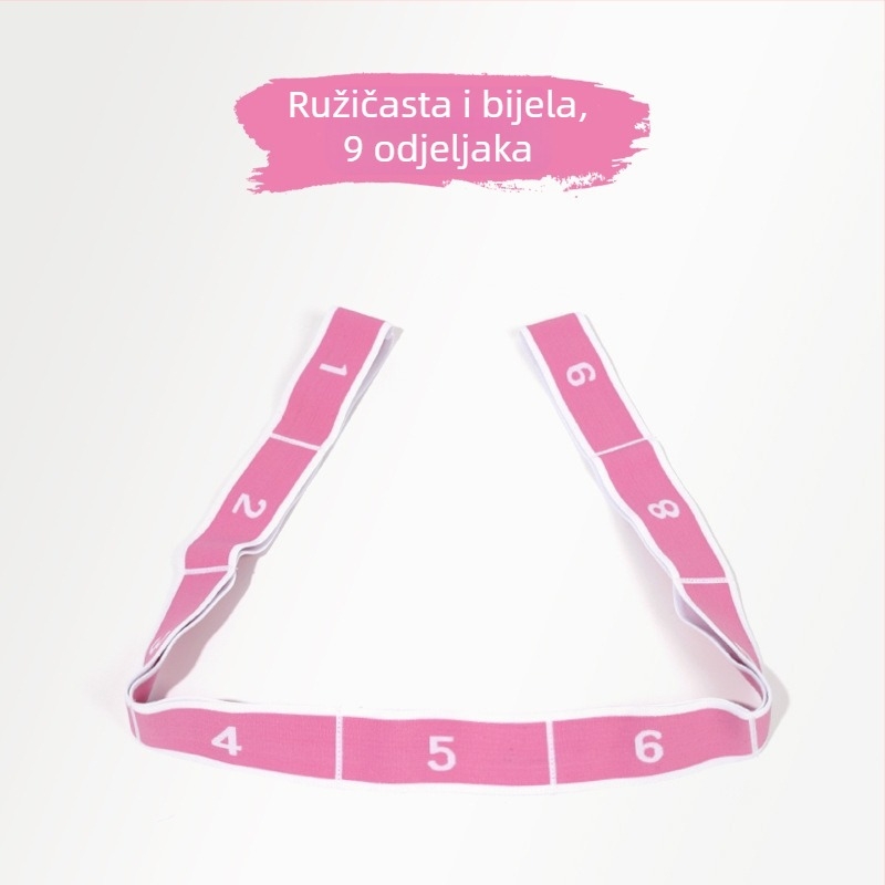 Elastična traka za istezanje joge – poliester-pamuk; jednofarbna; Značka: Art Color Ribbon; Kategorija: pomagala za jogu; Primjene: fitness oprema, zdravstvena masaža, fitnes ljepota