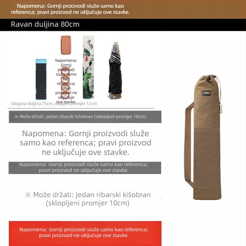 Torba za štapove za pecanje – Marka: Druga; Materijal: PVC; Vodootpornost: Ne.