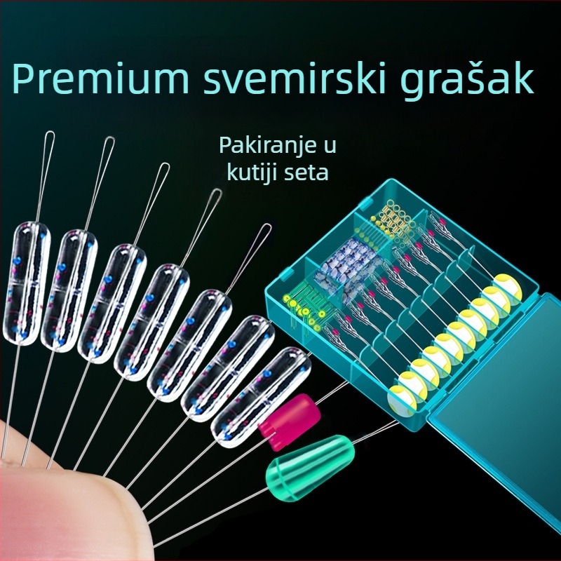 Set ribolovnih dodataka Space Bean, 10 komada, plastična konstrukcija