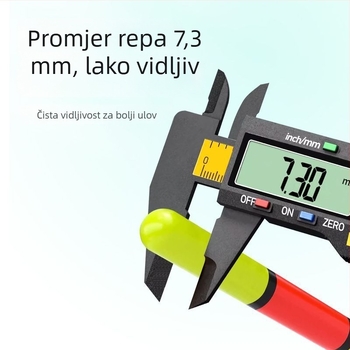 Memories Vertikalni plovak za ribolov – dugi domet bacanja, elektroničko noćno osvjetljenje, plastični