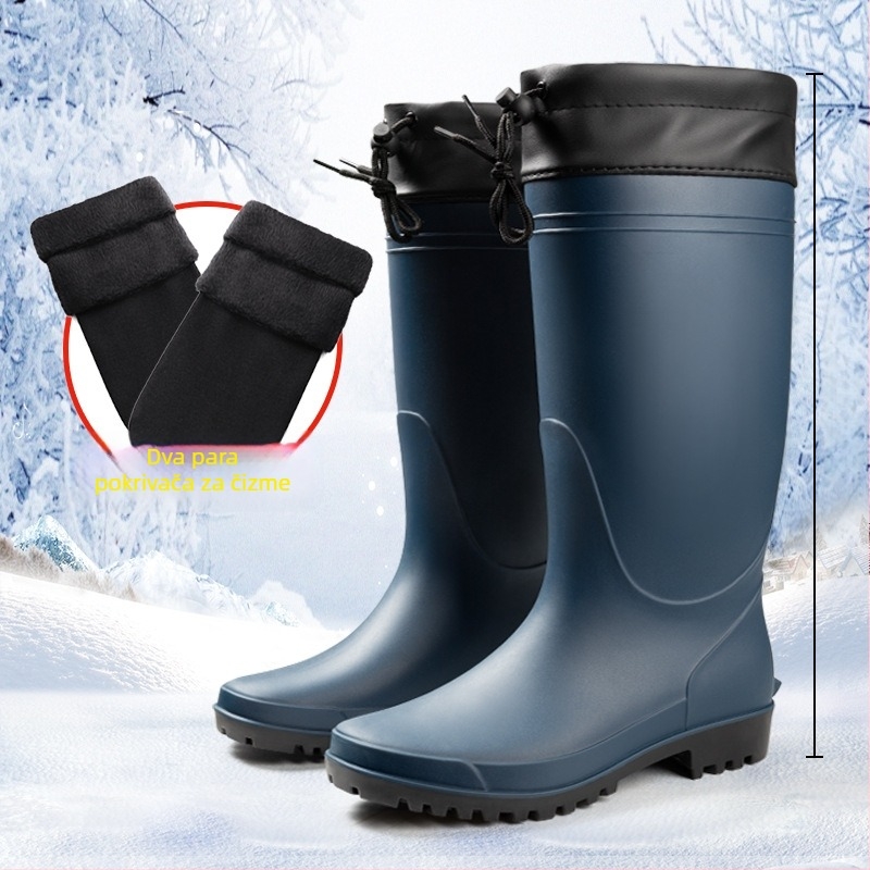 Kišne čizme za odrasle, unisex, gornji dio od plastike, niski dio cijevi, univerzalan stil