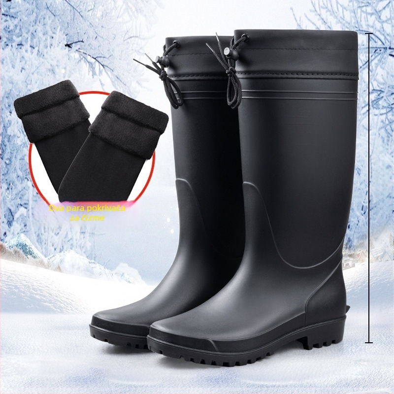 Kišne čizme za odrasle, unisex, gornji dio od plastike, niski dio cijevi, univerzalan stil