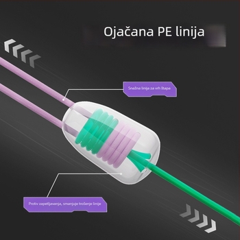Set glavne ribolovne linije – najlon konac, duljine 4,5 m, za rezervoare i jezera
