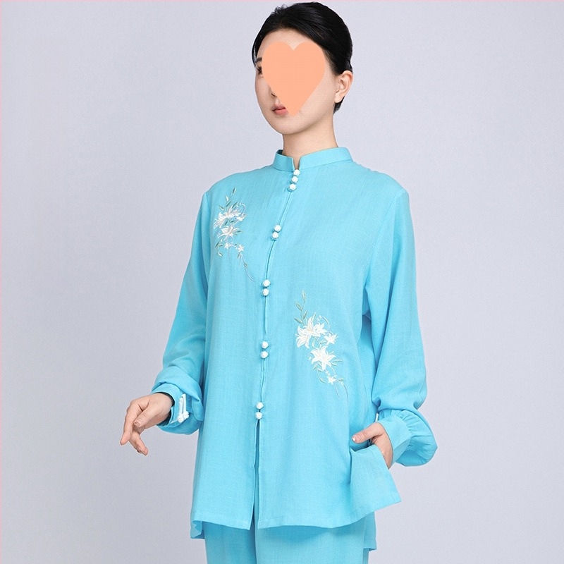 Ženska Taijiquan trenirka za vježbanje, Lycra materijal, Vinylon sastav, za Sanda, za starije osobe
