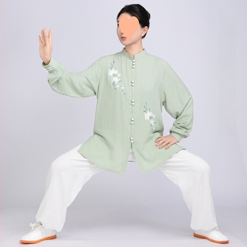Ženska Taijiquan trenirka za vježbanje, Lycra materijal, Vinylon sastav, za Sanda, za starije osobe
