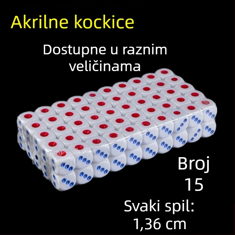 Melaminske kocke – set za bar igre, marka Nothing