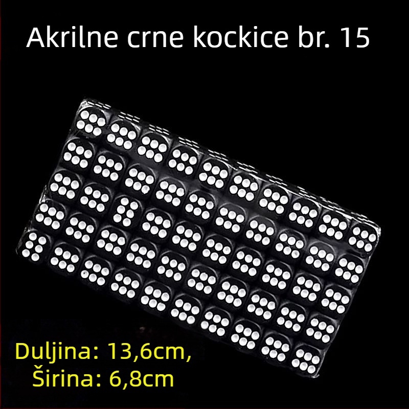 Melaminske kocke – set za bar igre, marka Nothing