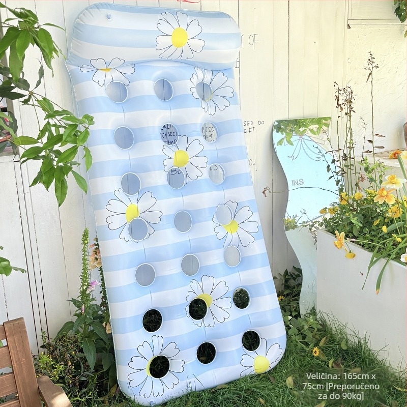 Naduvani ležaljka za bazen – PVC materijal, jednobojni uzorak, za odrasle