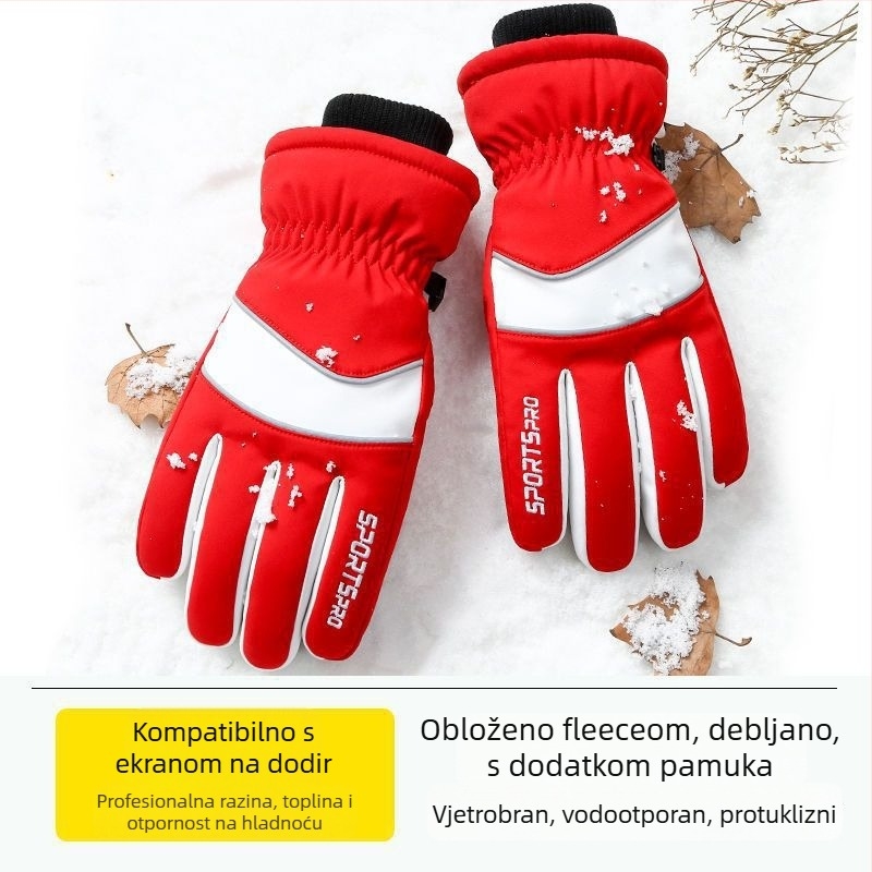 Rukavice - Skijaške rukavice (Unisex, Najlon, Univerzalna dobna skupina, Na skladištu)