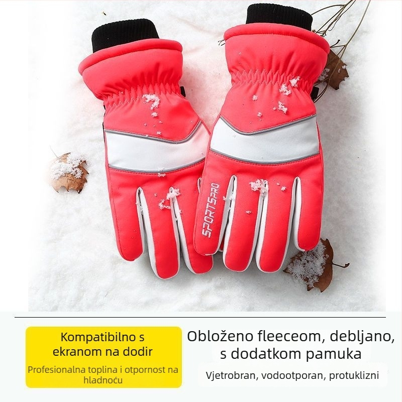 Rukavice - Skijaške rukavice (Unisex, Najlon, Univerzalna dobna skupina, Na skladištu)