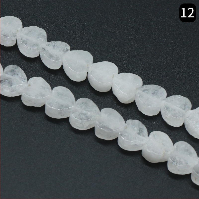 Srcolne perle od prirodnog kamena za DIY nakit – labave perle