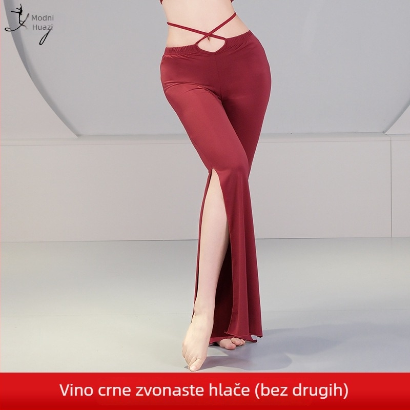 Set kostima za belly dance s 3D cvijetom od paet, kristalna pamuk i mreža, glavni materijal spandeks, ljeto 2023, za žene 25–29