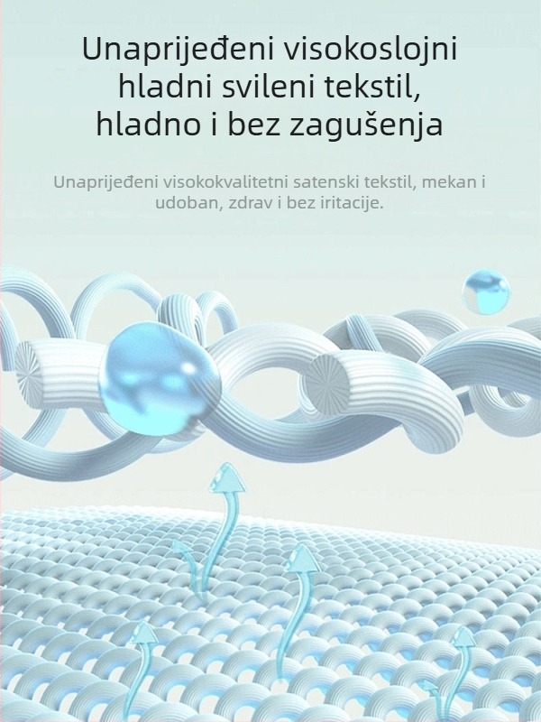 3-dijelni set latexnog hlađenja madraca za krevet (prirodni latex; sadržaj latexa 90%+; tiskana tkanina; univerzalni stil; bez prilagođavanja)
