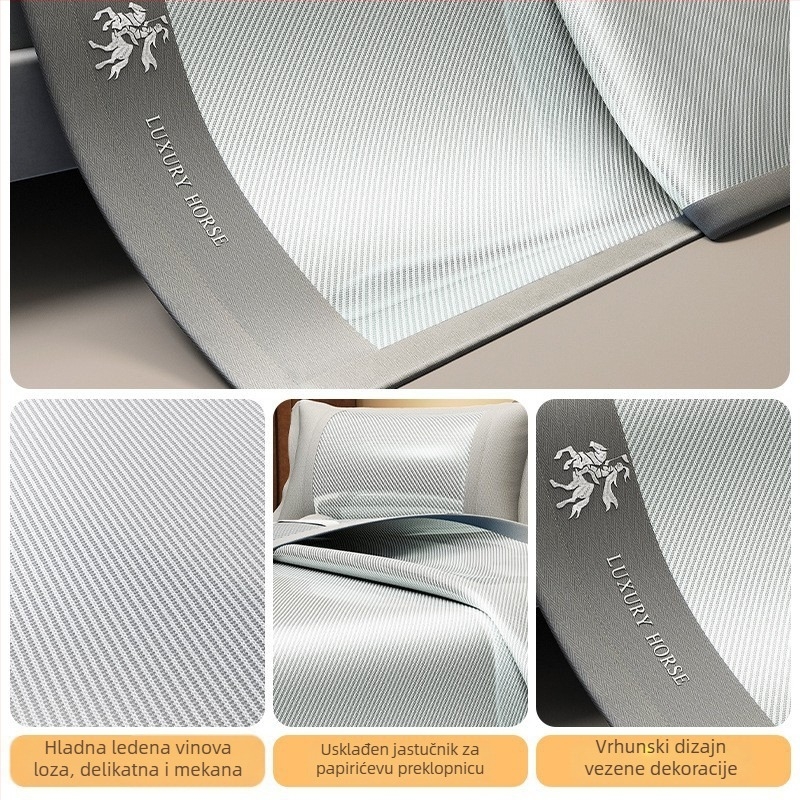Posteljni madrac od viskoze s ice silk, moderan minimalistički stil, ice silk mat, kvalificirani proizvod