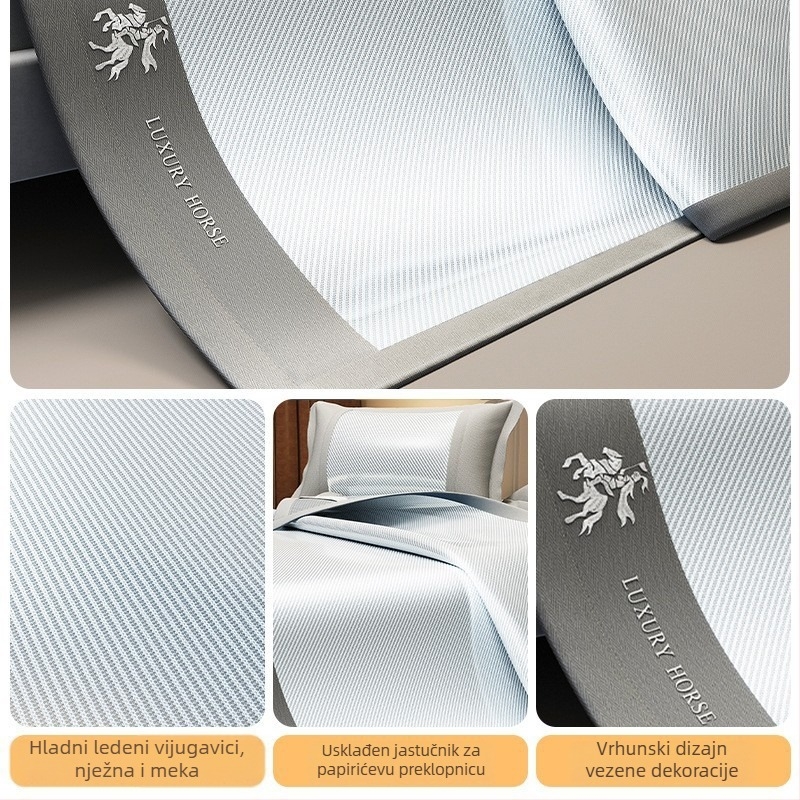 Posteljni madrac od viskoze s ice silk, moderan minimalistički stil, ice silk mat, kvalificirani proizvod