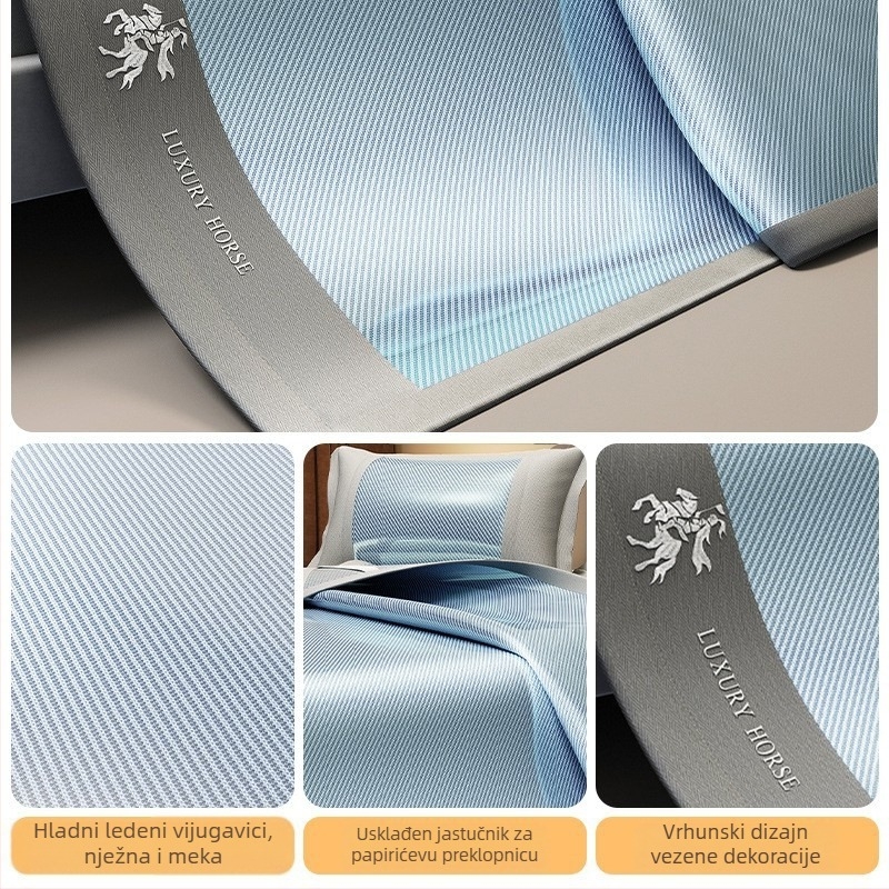 Posteljni madrac od viskoze s ice silk, moderan minimalistički stil, ice silk mat, kvalificirani proizvod