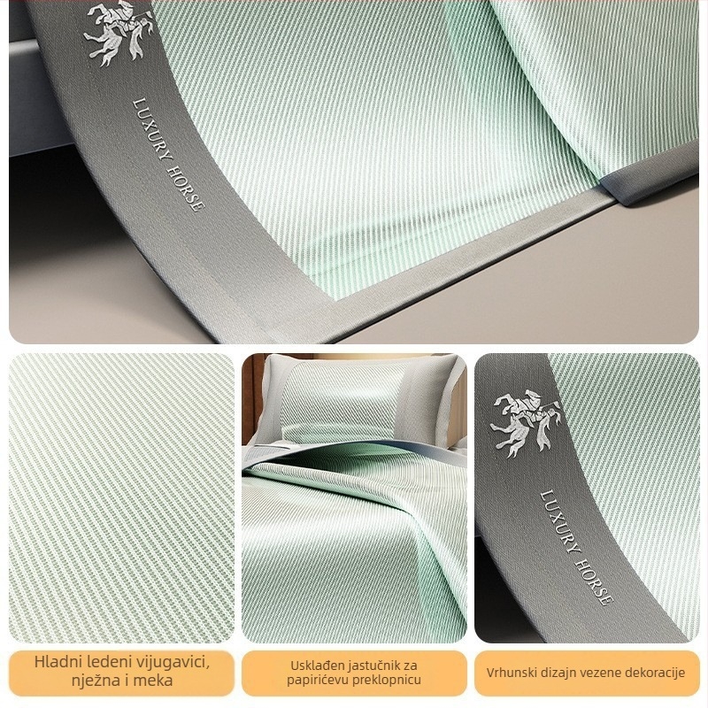 Posteljni madrac od viskoze s ice silk, moderan minimalistički stil, ice silk mat, kvalificirani proizvod