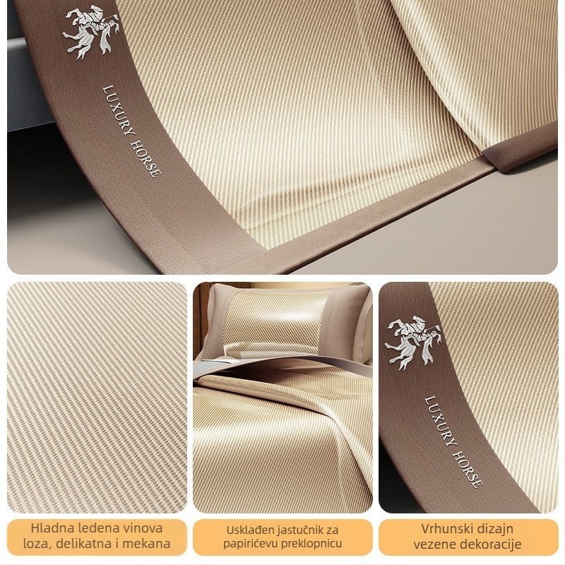 Posteljni madrac od viskoze s ice silk, moderan minimalistički stil, ice silk mat, kvalificirani proizvod