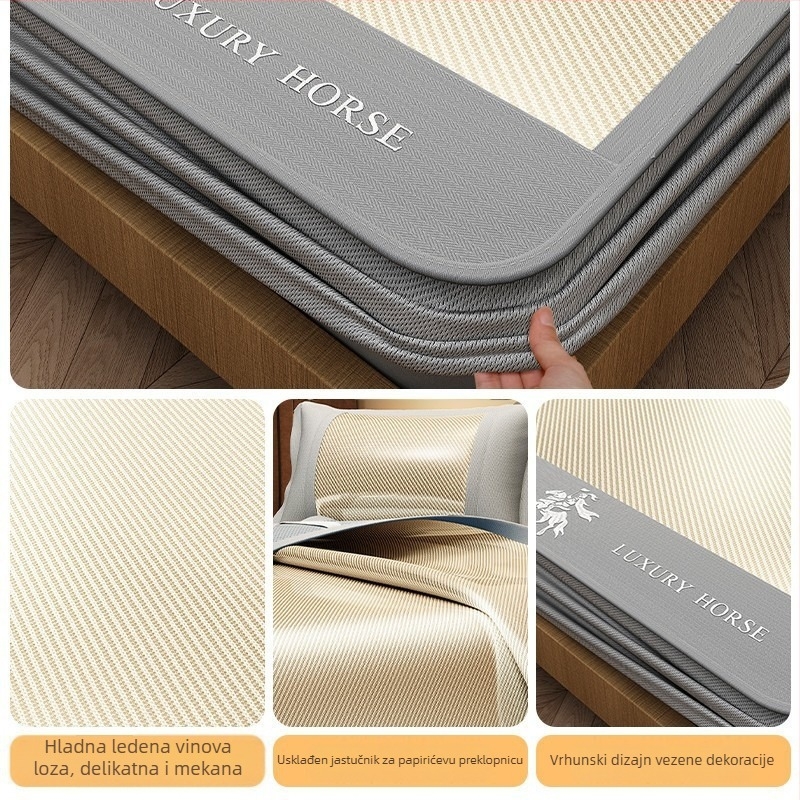 Posteljni madrac od viskoze s ice silk, moderan minimalistički stil, ice silk mat, kvalificirani proizvod