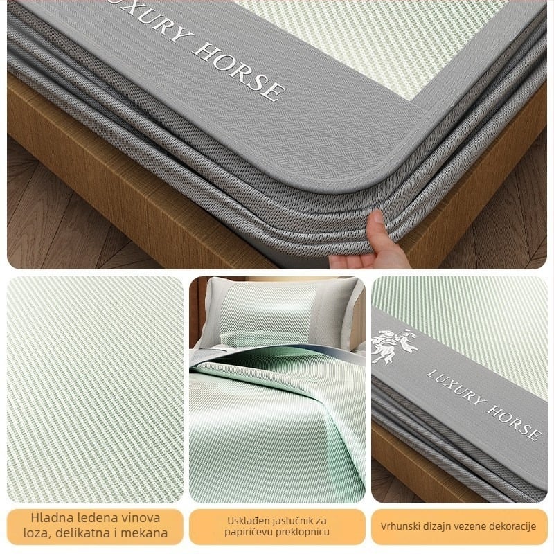 Posteljni madrac od viskoze s ice silk, moderan minimalistički stil, ice silk mat, kvalificirani proizvod