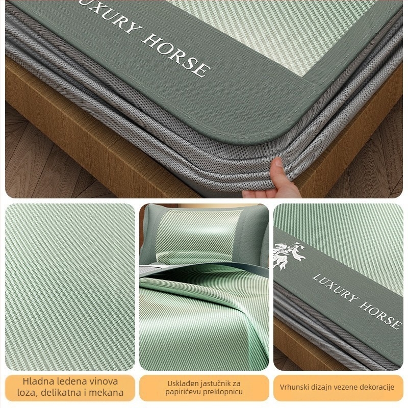 Posteljni madrac od viskoze s ice silk, moderan minimalistički stil, ice silk mat, kvalificirani proizvod