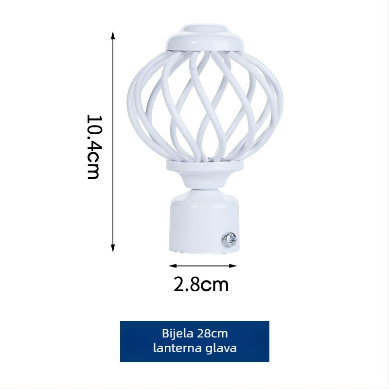 Plug za zavjesu za šipku, željezo, visići tip, moderni minimalistički stil, marka Reputation