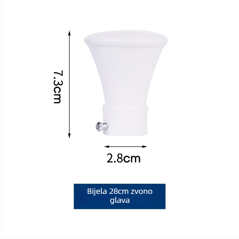 Plug za zavjesu za šipku, željezo, visići tip, moderni minimalistički stil, marka Reputation