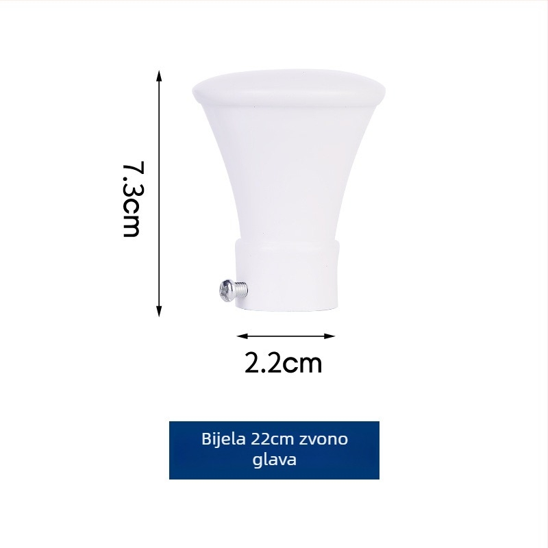 Plug za zavjesu za šipku, željezo, visići tip, moderni minimalistički stil, marka Reputation