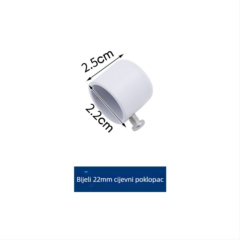 Plug za zavjesu za šipku, željezo, visići tip, moderni minimalistički stil, marka Reputation