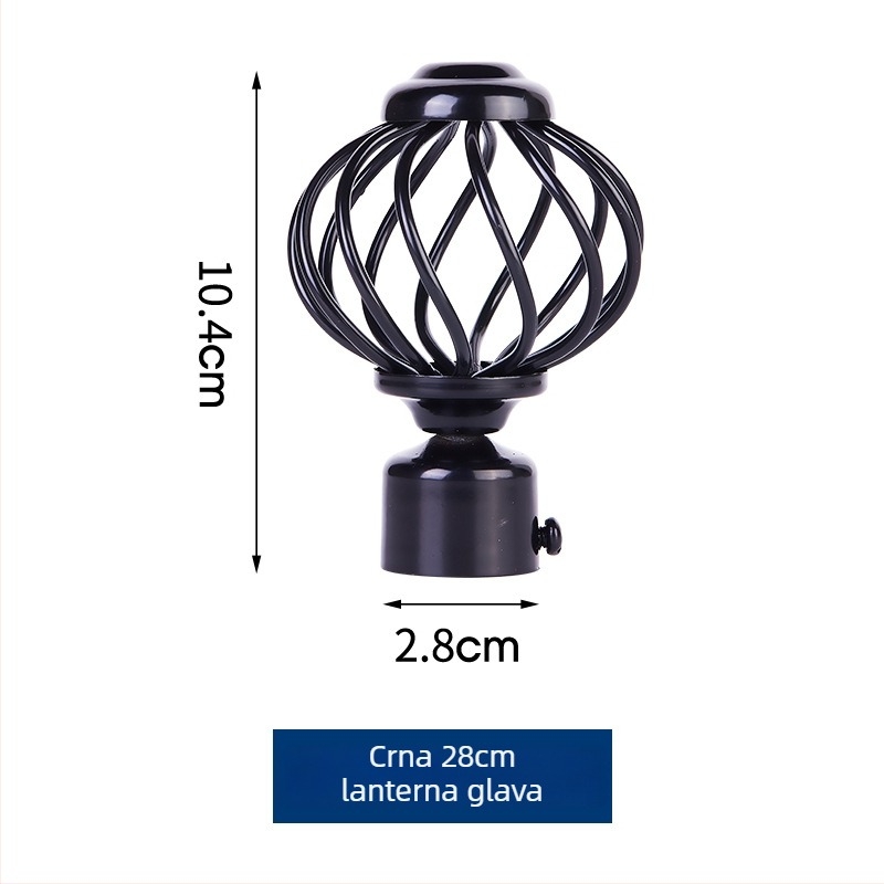 Plug za zavjesu za šipku, željezo, visići tip, moderni minimalistički stil, marka Reputation