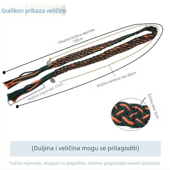 Kaiševi za zavjese s resama, ručno pletene debele užadi od tkanine, jednostavan moderan stil