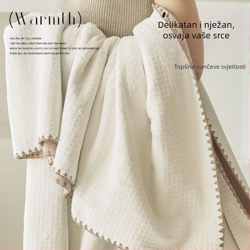 Ručnik-deka — pamuk, 800–999 g, sve sezone, moderni minimalistički stil