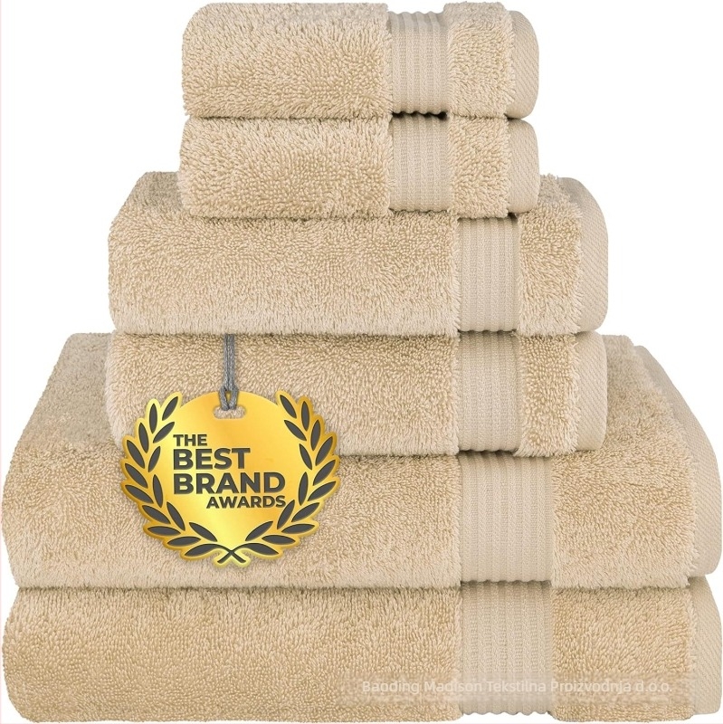 Ručník za kupanje od 100% pamuka, debeo, upija, 440 g, pređa 32s, ravno tkanje, prilagodba moguća