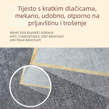 Tepih za dnevni boravak i spavaću sobu, prugasti uzorak, jednostavan moderni nordijski stil, proizvod broj J54767