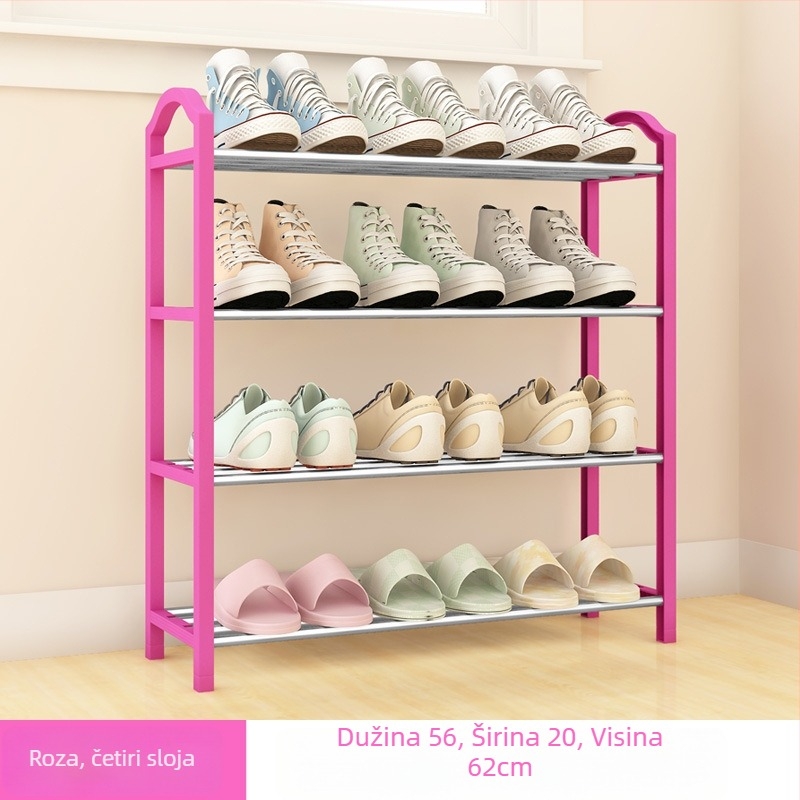 Stalak za cipele, metalni, modularan od dva do sedam slojeva, model XXJ, marka Yaruifan, stil modernog minimalističkog stila