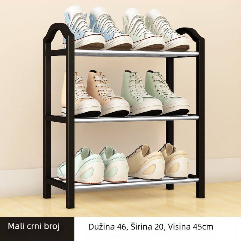 Stalak za cipele, metalni, modularan od dva do sedam slojeva, model XXJ, marka Yaruifan, stil modernog minimalističkog stila