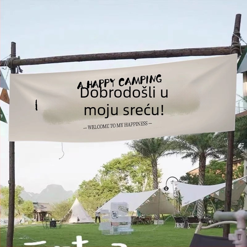 Geometrijski apstraktni goblen banner za kampiranje na otvorenom i grupne aktivnosti u domu, luksuzna atmosfera, prilagodljiv poliester zidni tekstil, pravokutni oblik, digitalni toplinski prijenos, Stil Novi Kineski