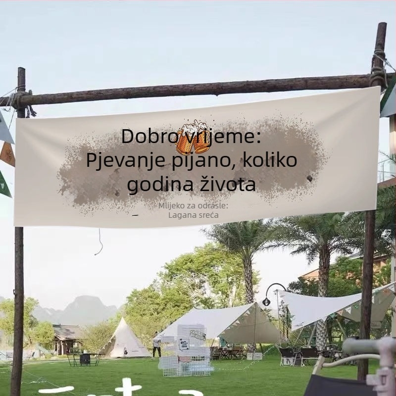 Geometrijski apstraktni goblen banner za kampiranje na otvorenom i grupne aktivnosti u domu, luksuzna atmosfera, prilagodljiv poliester zidni tekstil, pravokutni oblik, digitalni toplinski prijenos, Stil Novi Kineski