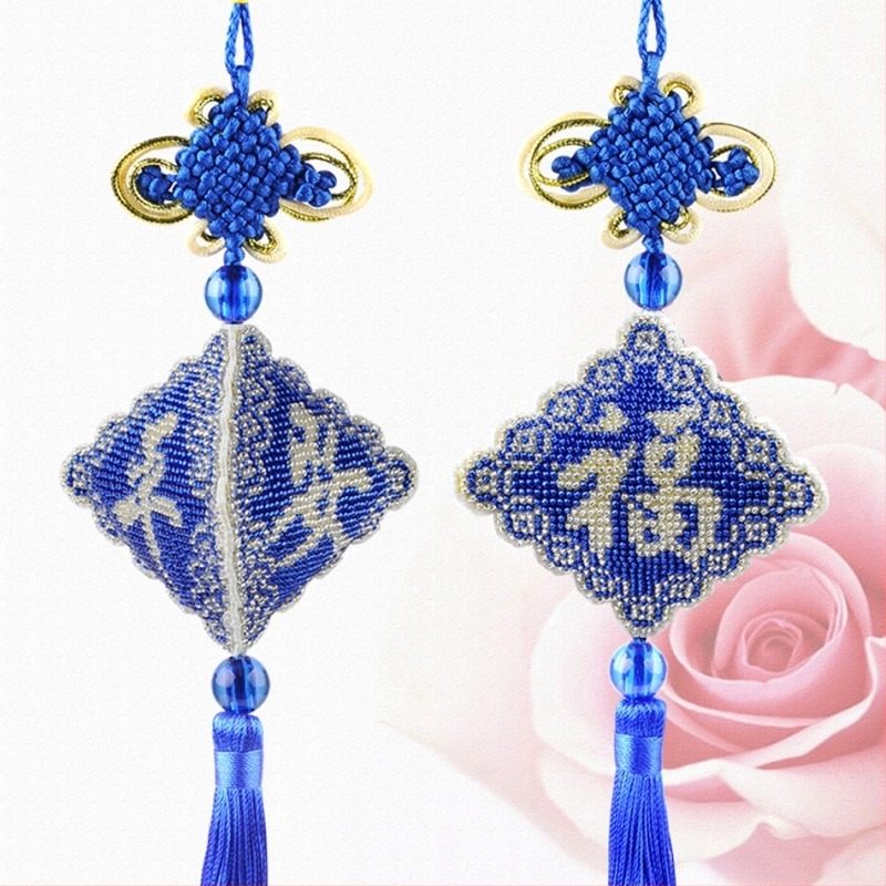 Kit za križićno šivanje s perlicama na platnu 14CT, plastična ploča, uzorak svečano, brend Green phoenix