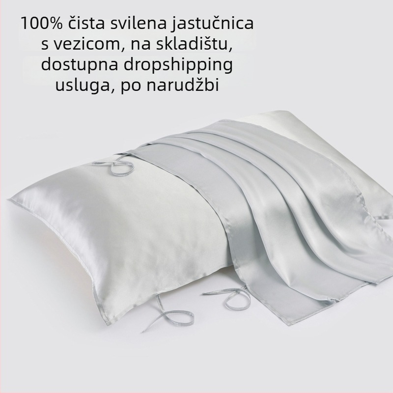 16 Momme 100% svila mulberry jastučnica, moderni minimalistički stil, tkanje 4425028, digitalni tisak