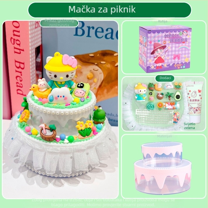 DIY kutija za pohranu kolača za dječje edukativne rukotvorine, ručni ukrasi, roditelj-dijete kreativna aktivnost (DIY dodaci za nakit • Materijal: Drugo • Proljeće 2023)