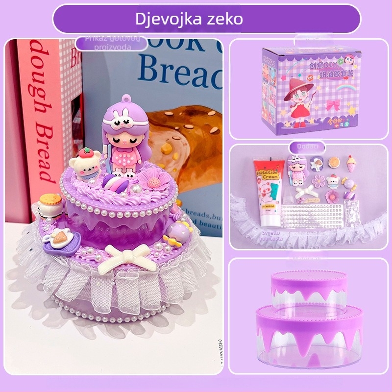 DIY kutija za pohranu kolača za dječje edukativne rukotvorine, ručni ukrasi, roditelj-dijete kreativna aktivnost (DIY dodaci za nakit • Materijal: Drugo • Proljeće 2023)