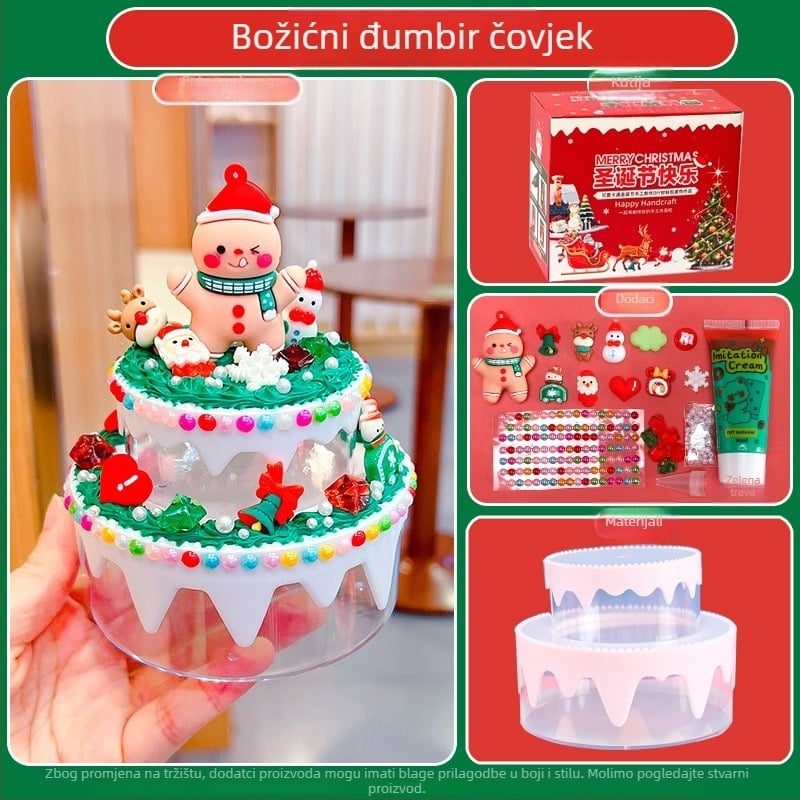 DIY kutija za pohranu kolača za dječje edukativne rukotvorine, ručni ukrasi, roditelj-dijete kreativna aktivnost (DIY dodaci za nakit • Materijal: Drugo • Proljeće 2023)