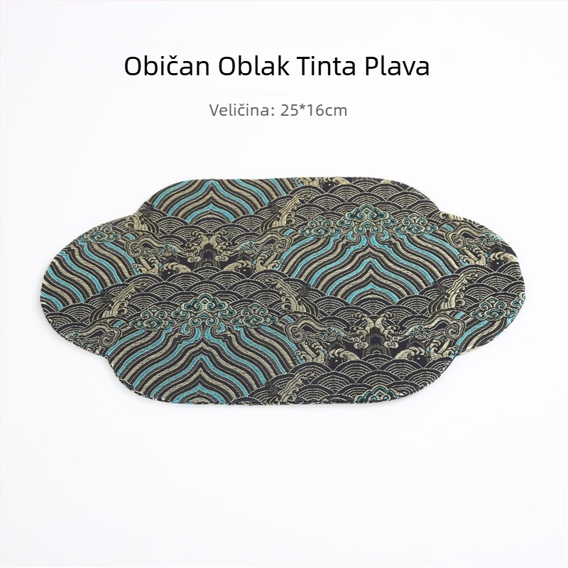Aksesoari za čajnu ceremoniju - platnena tkanina, otisnut logotip; marka Goodnight; pakiranje u OPP vrećicu; težina 9 g.