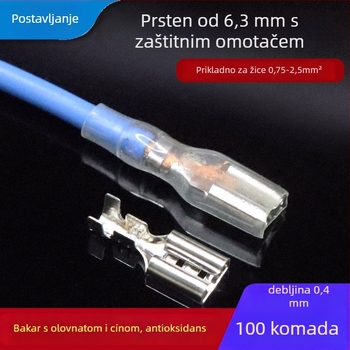 Slot Link LED konektor plug/socket, model 1, kontakti od bakra pocinčeni, izolacijski omotač