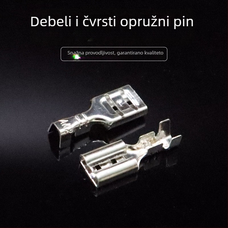Slot Link LED konektor plug/socket, model 1, kontakti od bakra pocinčeni, izolacijski omotač