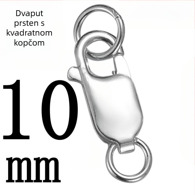 DIY nakit dodaci – S925 srebro – elektroplatiranje – lobster clasp