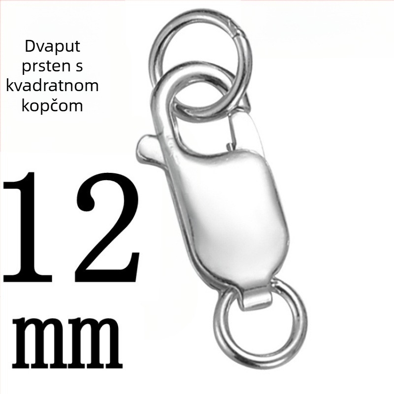 DIY nakit dodaci – S925 srebro – elektroplatiranje – lobster clasp