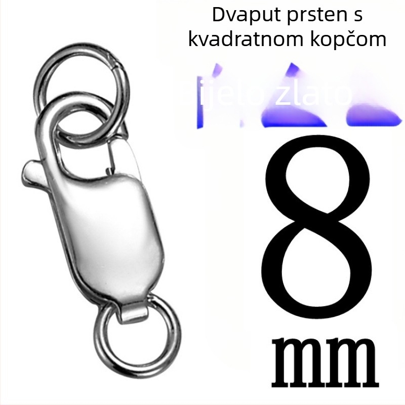 DIY nakit dodaci – S925 srebro – elektroplatiranje – lobster clasp