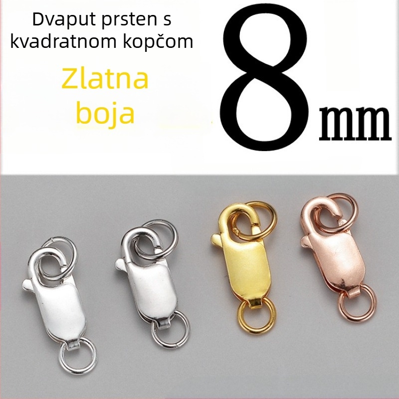 DIY nakit dodaci – S925 srebro – elektroplatiranje – lobster clasp